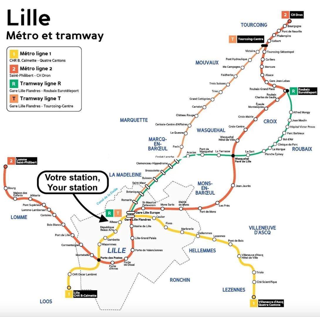 Apartamento Lille Grand Place - Comfortable For 3 Pers Exterior foto
