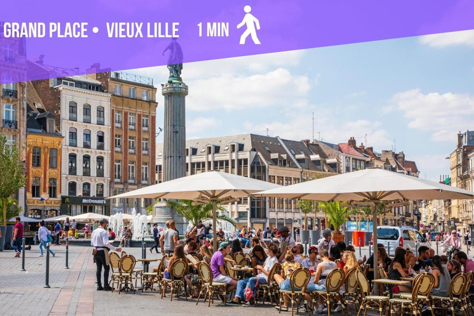 Apartamento Lille Grand Place - Comfortable For 3 Pers Exterior foto